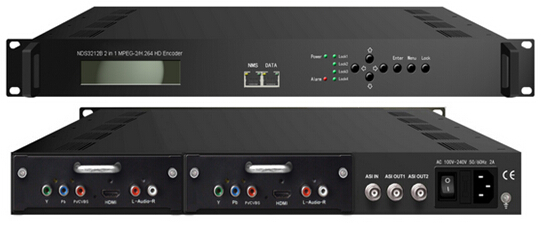 NDS3212B 2合1MPEG-2、MPEG-4 AVC/H.264高清編碼器